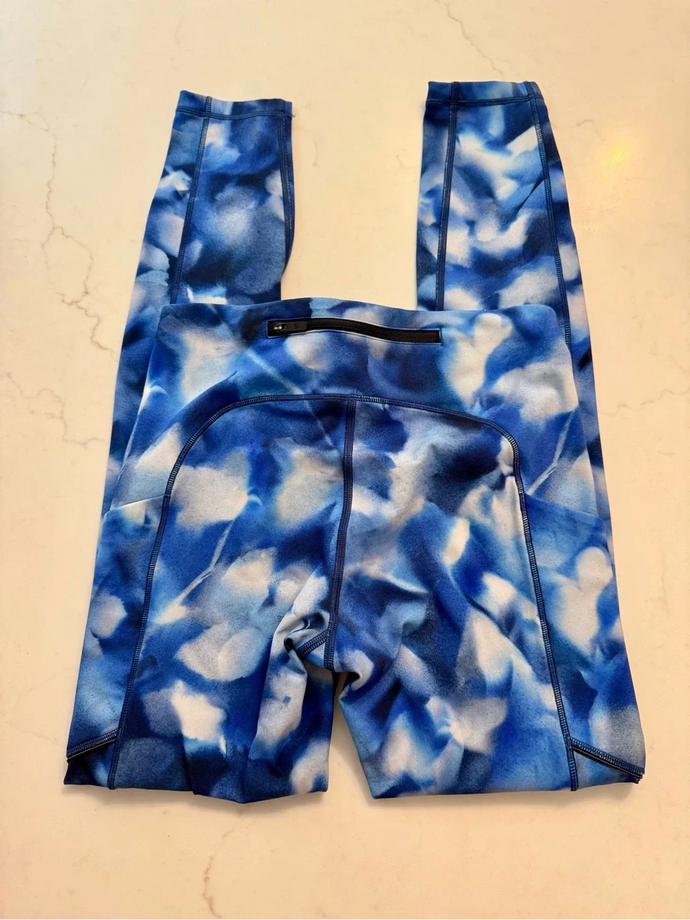 Lululemon Blue Floral High-Rise Full-Length Leggings Size 4